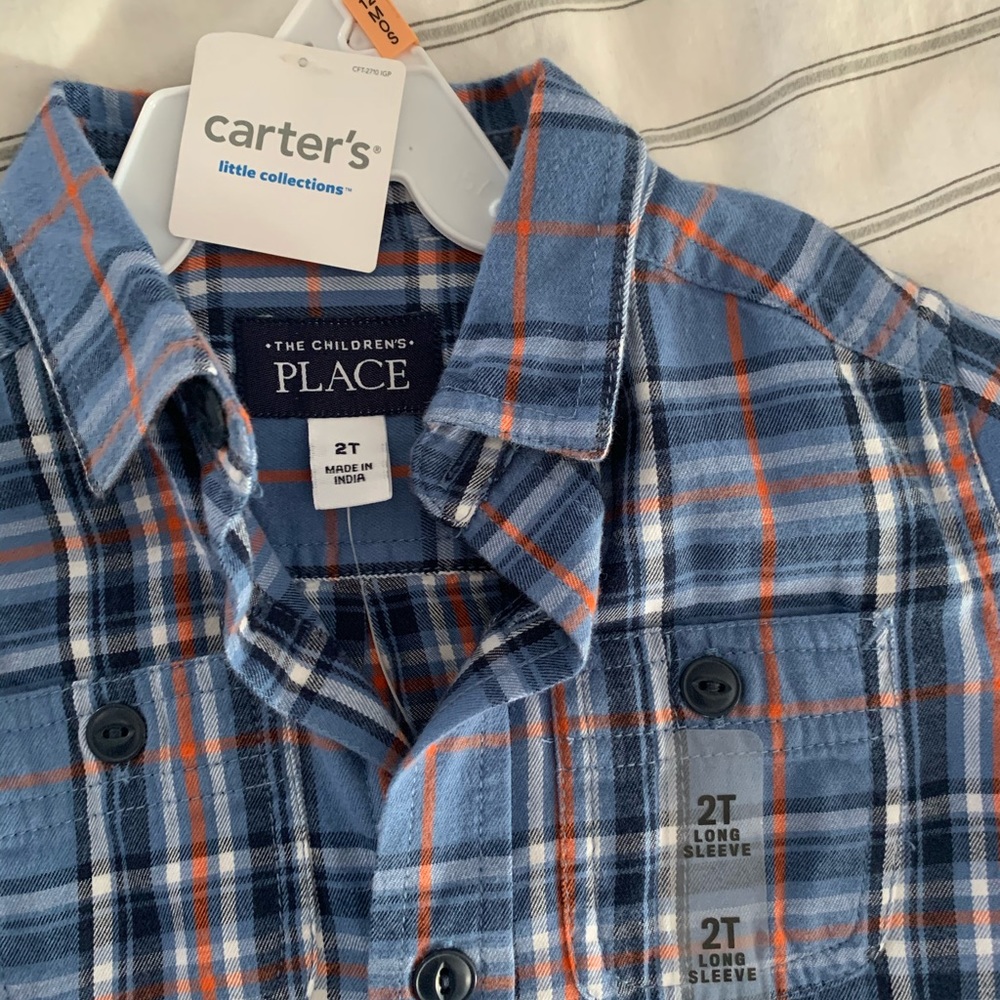 Never worn toddler button down. - Picture 2 of 2